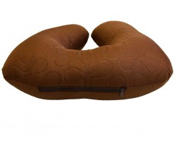 Подушка-рогалик "Путешественница" 38 * 43 * 10-foto4