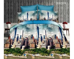 Комплект постельного белья "Город" 200504