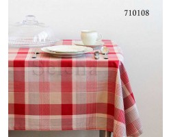 Скатерть "Шотландка Red" с пропиткой ВМГО ТМ Selena 710108 Скатерть "Шотландка Red" с пропиткой ВМГО ТМ Selena 710108