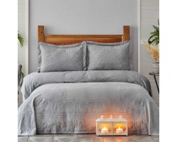 Покрывало с наволочками Karaca Home - Nancy mavi-foto2