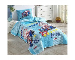 Покрывало стеганное с наволочкой Eponj Home - Turbo mavi Покрывало стеганное с наволочкой Eponj Home - Turbo mavi